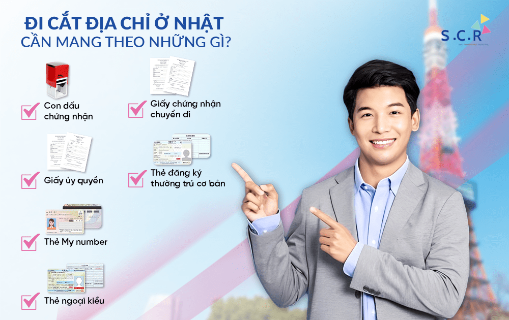 Thủ tục cắt địa chỉ ở Nhật