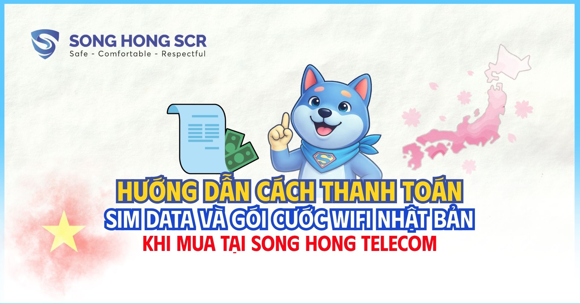 hướng dẫn thanh toán sim data và wifi nhật bản